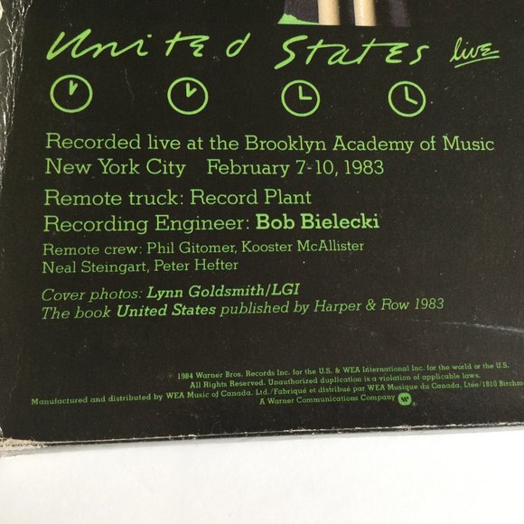 Laurie Anderson Live 1984 5 LP Box Set Electronic Experimental Synthesizer - Picture 7 of 15